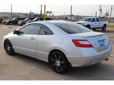 honda civic 2008 silver coupe ex gasoline 4 cylinders front wheel drive automatic 77037