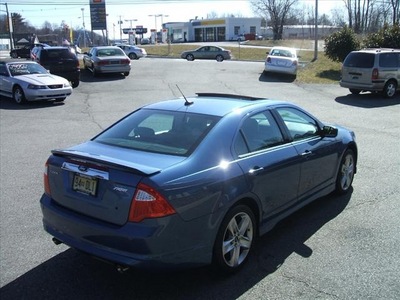 ford fusion 2010 blue sedan sport 3 5l v6 gasoline 6 cylinders front wheel drive automatic 07054