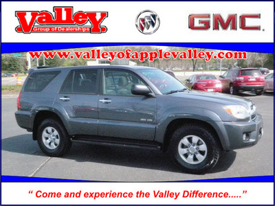 toyota 4runner 2007 dk  gray suv sr5 gasoline 6 cylinders 4 wheel drive automatic 55124