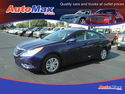 hyundai sonata 2012 blue sedan gls gasoline 4 cylinders front wheel drive automatic 34474