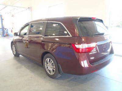 honda odyssey 2012 dk  red van ex gasoline 6 cylinders front wheel drive automatic 28557