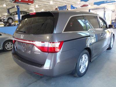 honda odyssey 2012 brown van touring gasoline 6 cylinders front wheel drive automatic 28557