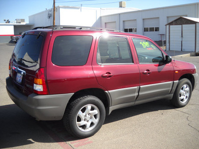 mazda tribute 2004 red suv dx gasoline 4 cylinders front wheel drive standard 79925