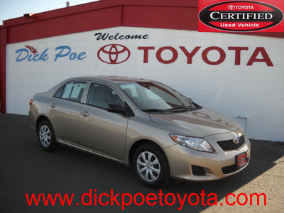 toyota corolla 2009 gold sedan gasoline 4 cylinders front wheel drive automatic 79925