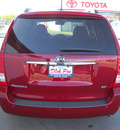 kia sedona 2012 red van ex gasoline 6 cylinders front wheel drive automatic 79925