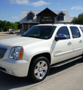 gmc yukon xl 2008 white suv slt flex fuel 8 cylinders 2 wheel drive automatic 76087