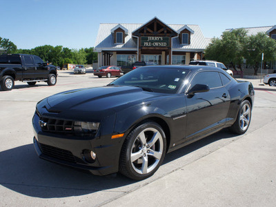 chevrolet camaro 2010 black coupe ss gasoline 8 cylinders rear wheel drive 6 speed manual 76087