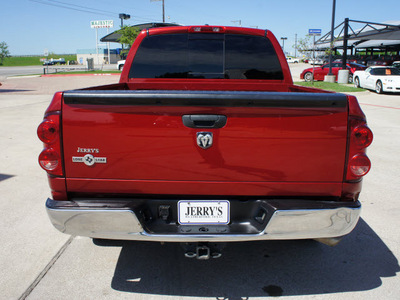 dodge ram pickup 1500 2008 red pickup truck lone star gasoline 8 cylinders rear wheel drive automatic with overdrive 76087
