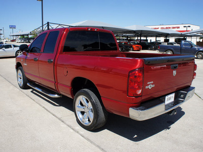 dodge ram pickup 1500 2008 red pickup truck lone star gasoline 8 cylinders rear wheel drive automatic with overdrive 76087