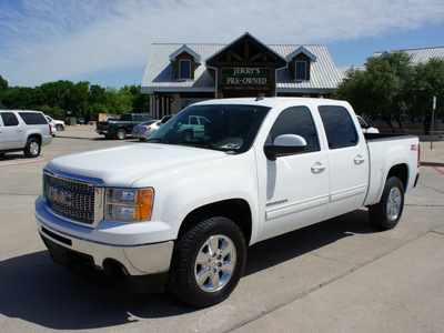 gmc sierra 1500 2010 white slt flex fuel 8 cylinders 4 wheel drive automatic 76087