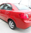 kia rio 2011 red sedan gasoline 4 cylinders front wheel drive not specified 43228