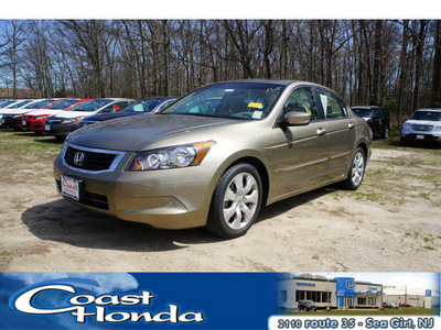 honda accord 2009 bold beige sedan ex l gasoline 4 cylinders front wheel drive automatic 08750