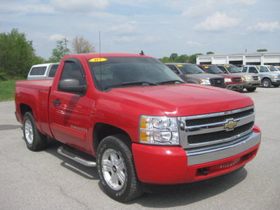 chevrolet silverado 1500 2007 red pickup truck lt1 flex fuel 8 cylinders rear wheel drive automatic 62863