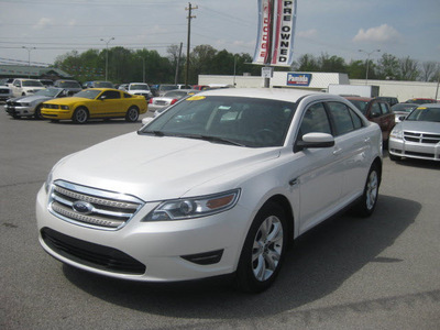 ford taurus 2010 white sedan sel gasoline 6 cylinders front wheel drive automatic 62863