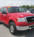 ford f 150 2008 red xlt gasoline 8 cylinders 4 wheel drive automatic with overdrive 62863