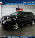 ford edge 2012 black sel gasoline 6 cylinders front wheel drive automatic 76108