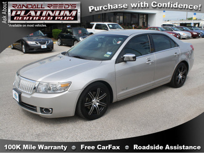 lincoln mkz 2007 silver sedan gasoline 6 cylinders front wheel drive automatic 77388