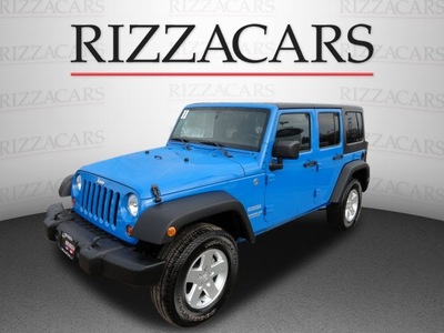 jeep wrangler unlimited 2011 blue suv sport gasoline 6 cylinders 4 wheel drive automatic 60546