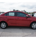 chevrolet sonic 2012 red sedan ls gasoline 4 cylinders front wheel drive 5 speed manual 77090