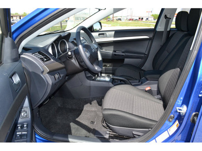 mitsubishi lancer 2012 blue sedan es gasoline 4 cylinders front wheel drive automatic 76903