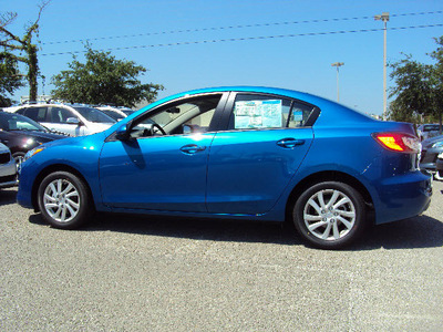 mazda mazda3 2012 lt  blue sedan touring gasoline 4 cylinders front wheel drive automatic 32901