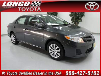 toyota corolla 2012 gray sedan le gasoline 4 cylinders front wheel drive automatic 91731