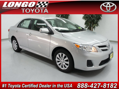 toyota corolla 2012 silver sedan le gasoline 4 cylinders front wheel drive automatic 91731