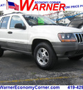 jeep grand cherokee 2000 white suv laredo gasoline 6 cylinders 4 wheel drive automatic with overdrive 45840