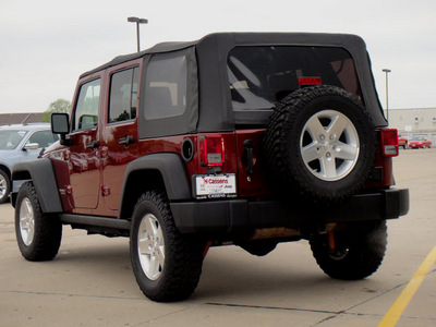 jeep wrangler unlimited 2008 dk  red suv rubicn gasoline 6 cylinders 4 wheel drive automatic 62034