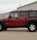 jeep wrangler unlimited 2008 dk  red suv rubicn gasoline 6 cylinders 4 wheel drive automatic 62034
