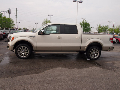 ford f 150 2009 white king ranch flex fuel 8 cylinders 4 wheel drive automatic 46168