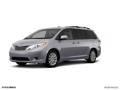 toyota sienna 2012 silver van gasoline 6 cylinders front wheel drive not specified 34788