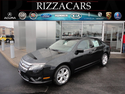 ford fusion 2012 black sedan se gasoline 4 cylinders front wheel drive automatic with overdrive 60546