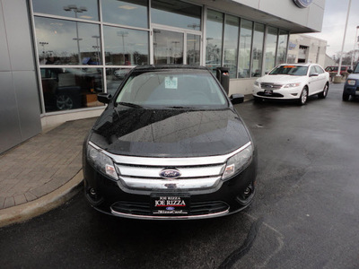 ford fusion 2012 black sedan se gasoline 4 cylinders front wheel drive automatic with overdrive 60546