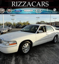 mercury grand marquis 2003 white sedan ls gasoline 8 cylinders sohc rear wheel drive automatic with overdrive 60546