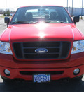 ford f 150 2007 red stx gasoline 8 cylinders 4 wheel drive automatic 55811