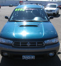 subaru legacy 1997 green wagon outback gasoline 4 cylinders all whee drive automatic 55811