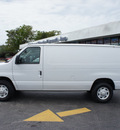 ford e series cargo 2008 white van e 250 gasoline 8 cylinders rear wheel drive automatic 33021