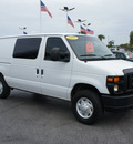 ford e series cargo 2008 white van e 250 gasoline 8 cylinders rear wheel drive automatic 33021