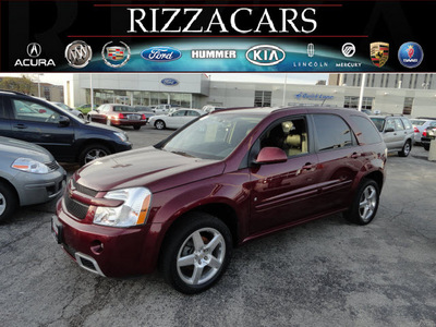 chevrolet equinox 2009 dk  red suv sport awd gasoline 6 cylinders all whee drive automatic with overdrive 60546