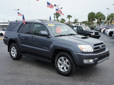 toyota 4runner 2004 dk  gray suv sport edition gasoline 8 cylinders rear wheel drive automatic 33021