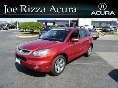 acura rdx 2008 dk  red suv technology awd gasoline 4 cylinders all whee drive automatic with overdrive 60462