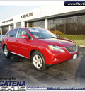 lexus rx 350 2010 red suv premium package gasoline 6 cylinders all whee drive automatic 07755