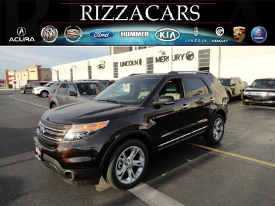 ford explorer 2013 brown suv limited 4x4 flex fuel 6 cylinders 4 wheel drive automatic with overdrive 60546