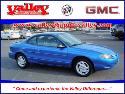 ford escort 2001 blue coupe zx2 gasoline 4 cylinders front wheel drive automatic 55124