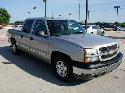 chevrolet silverado 1500 2004 pewter gasoline 8 cylinders rear wheel drive automatic 76087