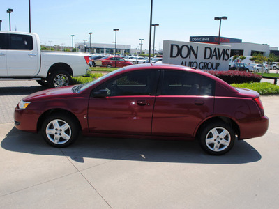 saturn ion 2006 red sedan 2 gasoline 4 cylinders front wheel drive automatic 76018