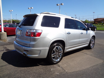 gmc acadia 2011 silver suv denali gasoline 6 cylinders all whee drive automatic 45036