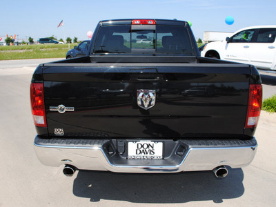 dodge ram pickup 1500 2010 black pickup truck slt gasoline 8 cylinders 2 wheel drive automatic 76018