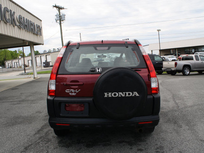 honda cr v 2005 red suv lx gasoline 4 cylinders front wheel drive automatic 27215